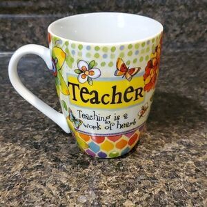 Christian teacher coffee mug by Divinity